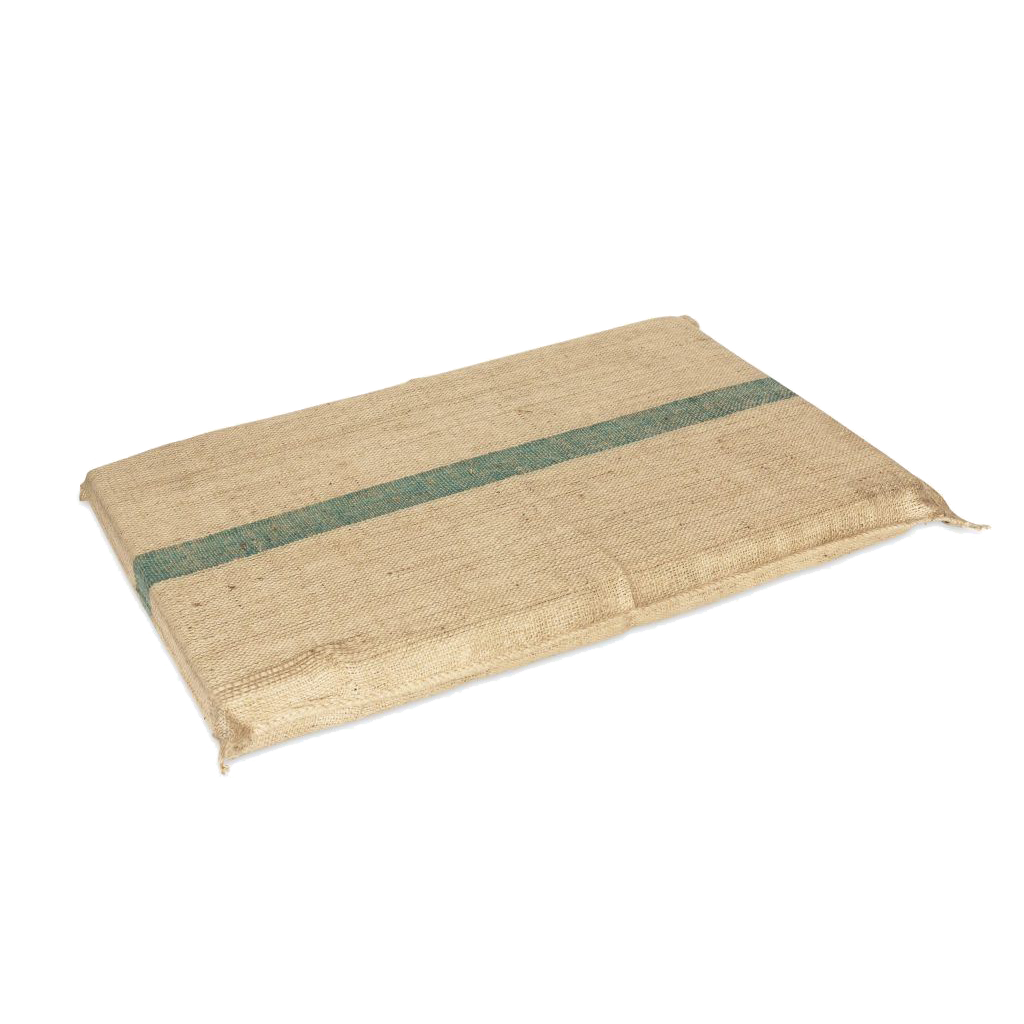 Hessian Dog Bed Foam Mat Large