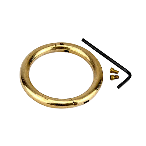 [A2167] Bull Ring Brass Large/Dairy
