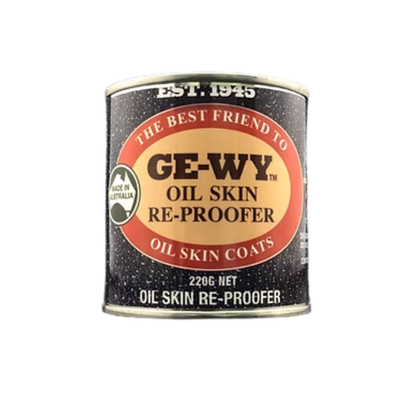 [GEWYOILSKINREPBLK220G] Ge-Wy Oil Skin Re-Proofer Black 220g