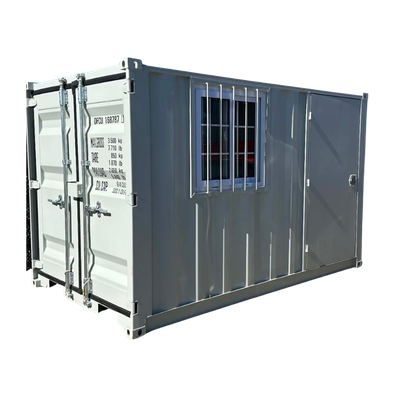 [10FTMINICONTAINER] Mini Container with Door + Window 10ft (White)