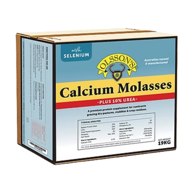 [BLOCKCMU20KG] Olsson Calcium Molasses + 10% Urea Block 19kg