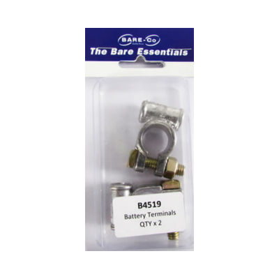 [B4519] Bare essentials battery terminals x2 Bare Co