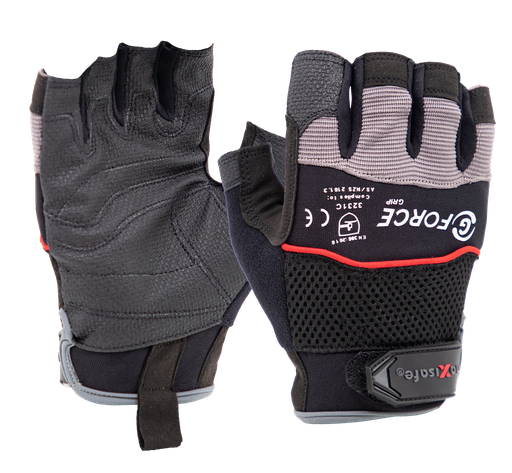 [GMF117L] Glove G Force Grip Fingerless Large Techware