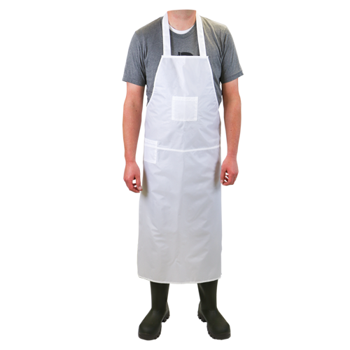 [APRONM114-04] Apron Dairy White