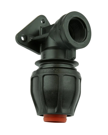 [99822901] Wall Plate Elbow Rural Poly X FI BSP 1 x 3/4 Philmac