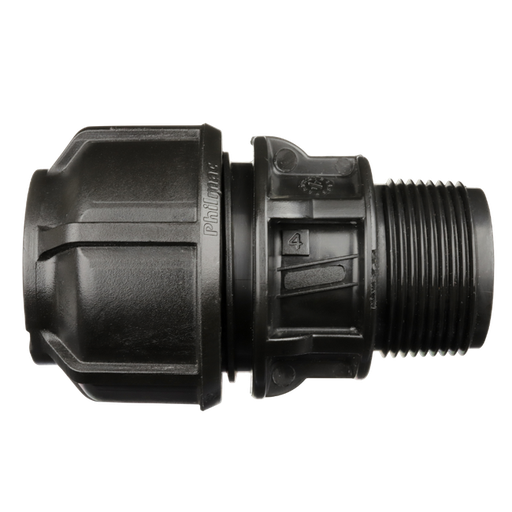 [70724400] End Connector Metric 32x1-1/4" MI Philmac