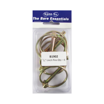 [B1902] Bare essentials Linch Pins B2 6pk Bare Co