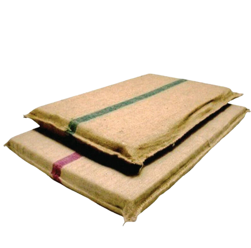 [DOGBEDFMETJUMBO] Hessian Dog Bed Foam Mat Extra Thick Jumbo