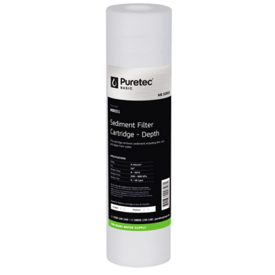 [MB051] Melt Blown Sediment 10 inch 5 Micron Cartridge MB051 Puretec