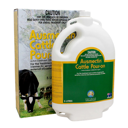 [AUSMEC5L] Ausmectin Cattle Pour On 5L IAH