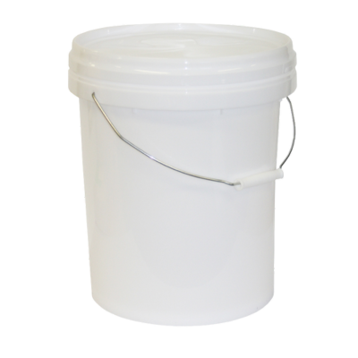 [BUCKETWHITE20L] Bucket White Push Lid 20L