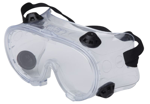 [ESG455] Maxi Goggles Economy Clear Lens With Air Vents Techware