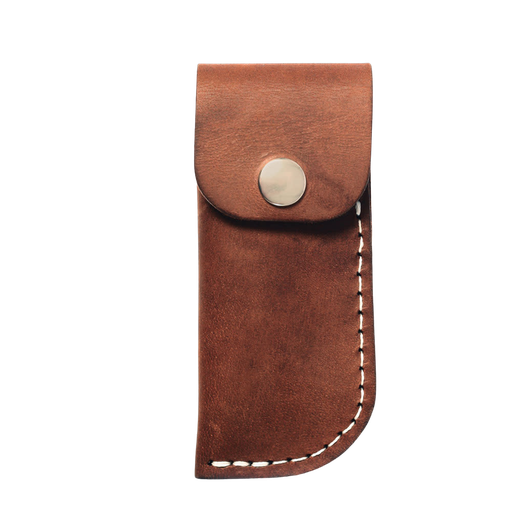 [215416] Knife Pouch Leather Stitched 11cm