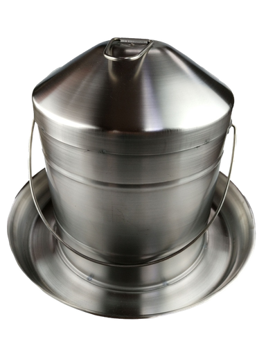 [302809] Poultry Drinker Stainless Steel 9L Greenleaf