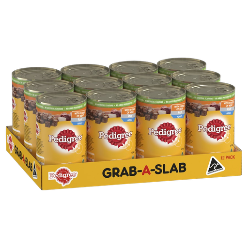 [DOGP5K12GKG] Pedigree Pal Pantry Pack 12 x 1.2kg Cans