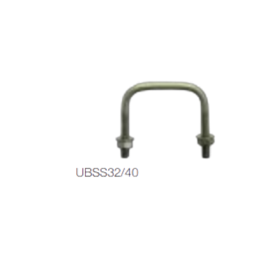 [UBSS32/40] K Line U Bolt 40mm Stainless comes complete with Nuts Philmac