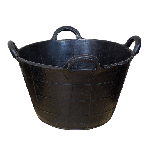 [RUBTUB4HNDL40L] Rubber Feed Tub 4 Handle 40L