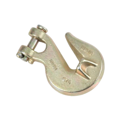[B9621] Wing Clevis Grab Hook 1/4"" Bare Co
