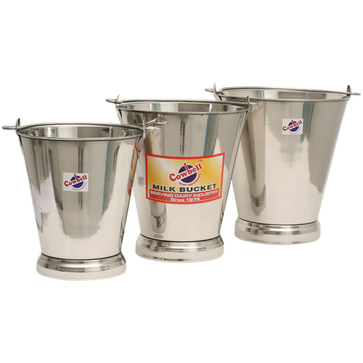 [212153] Bucket Stainless Cowbell 7 Litre