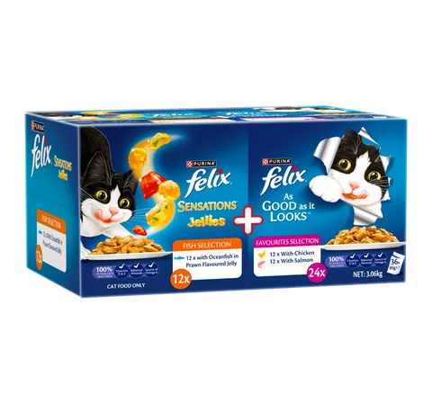 [CATFELIX36] Felix Mixed Selection 36 x 85g