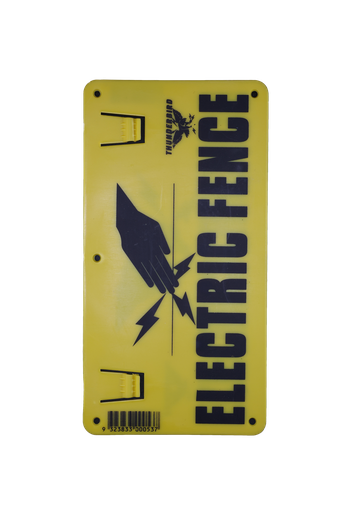 [EF15] Sign Electric Warning Double Sided EF15 Thunderbird EA
