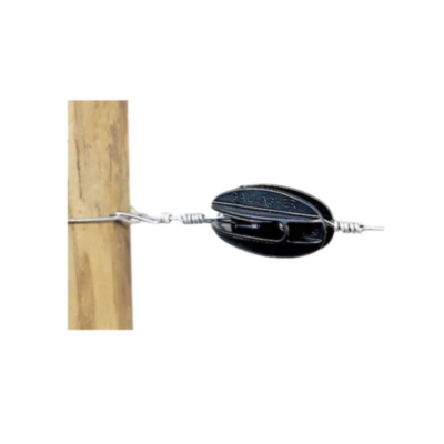 [BULLNOSEINSGBL] End Strain Insulator Black Plastic each G67704 Gallagher