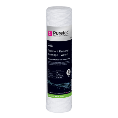 [WD051] Wound Sediment Cartridge, 10 Inch 5 Micron Puretec
