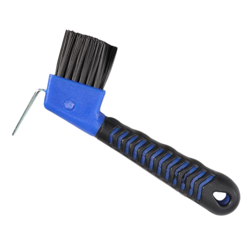 [GRM8160] Hoof Pick with Brush Soft Grip