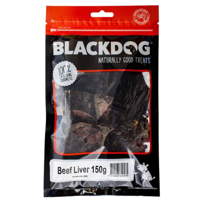 [BDLIVTREAT150GPK] Blackdog Beef Liver Treats 150g Pk