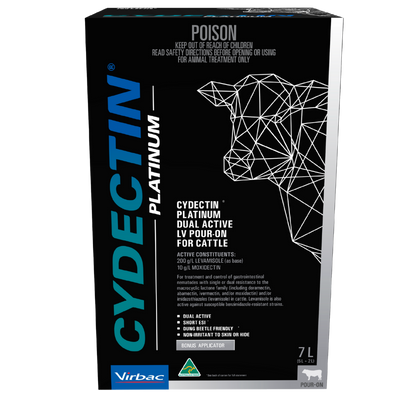 [CYDPOPLAT7L] Cydectin Platinum LV Pour-On 7L (5L+2L)inc Gun