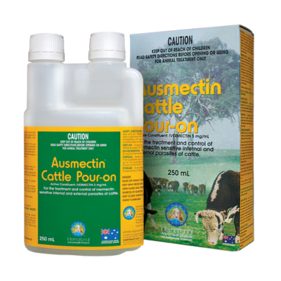 [AUSMEC250ML] Ausmectin Cattle Pour On 250ML IAH