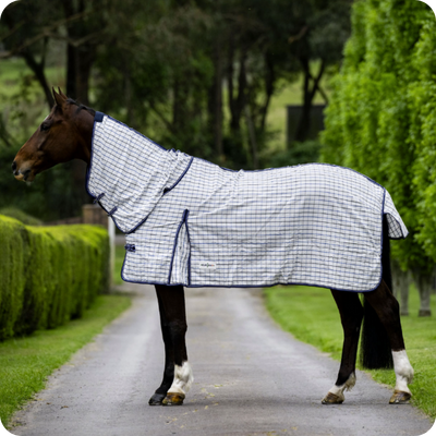 [RUGSUMCOM7187] Horse Rug Summer Rip-Stop Cotton Combo 6'0 (Eureka)