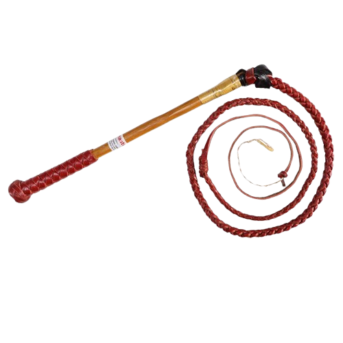 [WHP5300] Nemeth Redhide Yard Whip 4 x 4 Plait