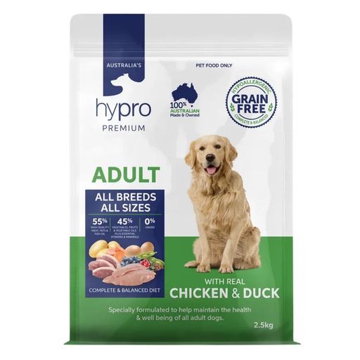[DOGHYPROPCD2.5KG] Hypro Premium Chicken & Duck Grainfree 2.5kg