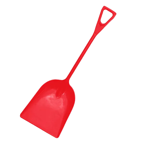 [A3508R] Plastic Grain Shovel Red D-Handle 1.8kg