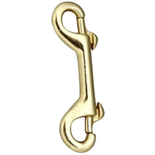 [SNAPHBDBLE1/2INCH] Snap Hook Swivel Brass Double Ended 1/2"