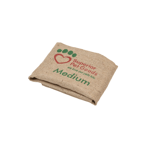 [DOGBEDHESCVRMEDFIT] Hessian Dog Bed Cover Medium FITTED