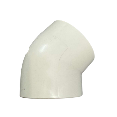 [90S45BFF] PVC 90mm x 45 deg Elbow FI 