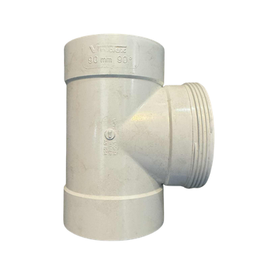 [SWA020] PVC 90mm x 90 deg T Junction