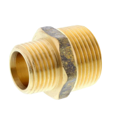 [RHN2015] Brass Reducing Hex Nipple 20mm