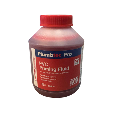 [A5792] PVC Priming Fluid Red 500ml